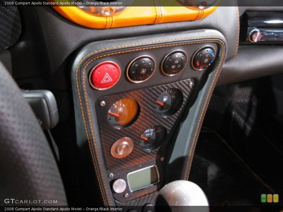 Orange/Black Interior Controls for the 2008 Gumpert Apollo  #12066674