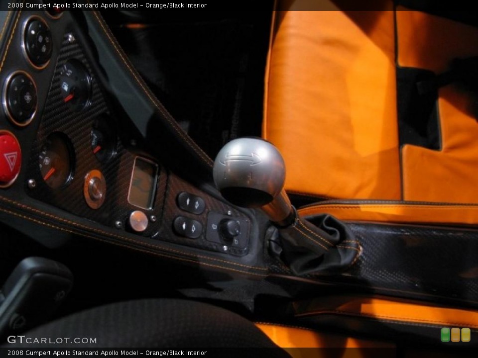 Orange/Black Interior Transmission for the 2008 Gumpert Apollo  #12066679