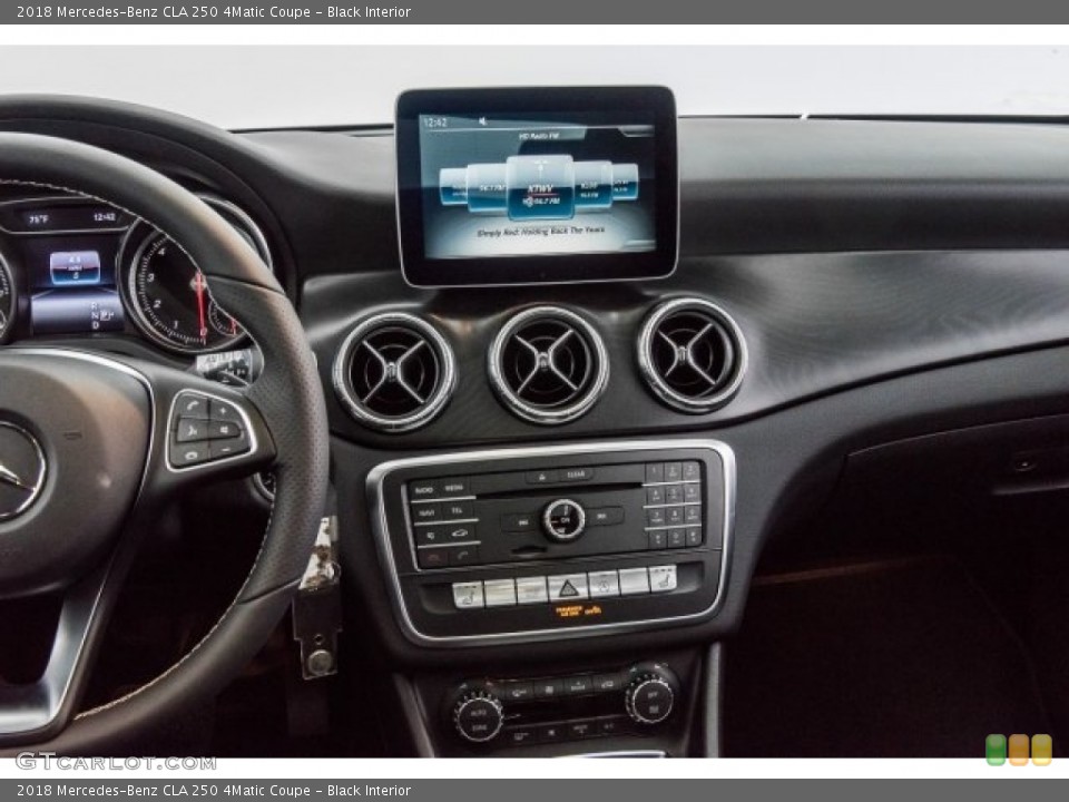 Black Interior Controls for the 2018 Mercedes-Benz CLA 250 4Matic Coupe #120670069