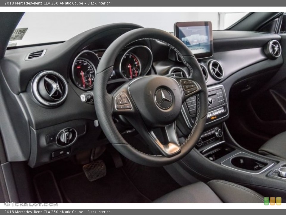 Black Interior Dashboard for the 2018 Mercedes-Benz CLA 250 4Matic Coupe #120670090