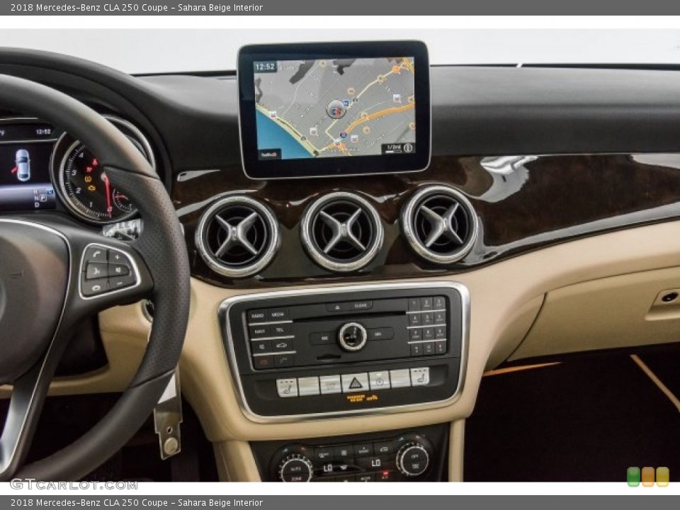 Sahara Beige Interior Navigation for the 2018 Mercedes-Benz CLA 250 Coupe #120670732