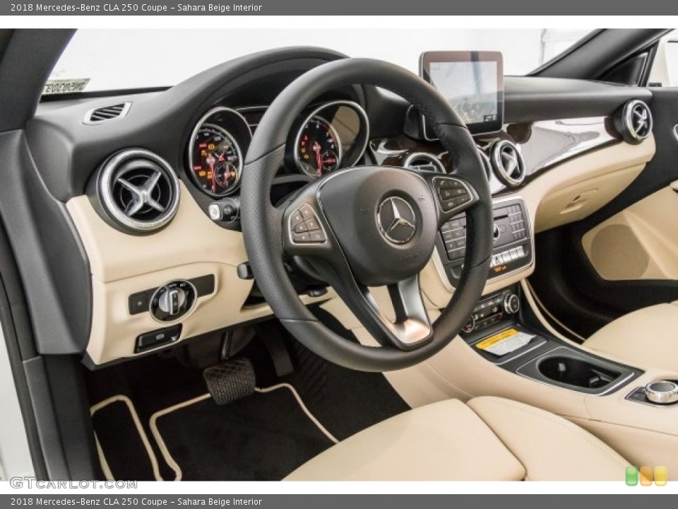 Sahara Beige Interior Steering Wheel for the 2018 Mercedes-Benz CLA 250 Coupe #120670750