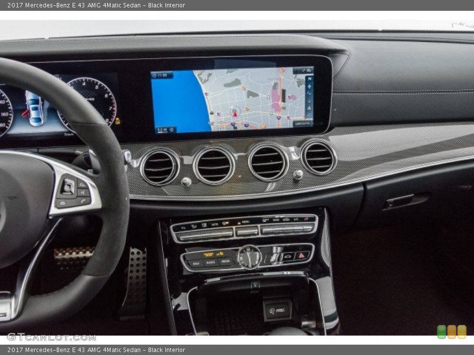 Black Interior Navigation for the 2017 Mercedes-Benz E 43 AMG 4Matic Sedan #120673604