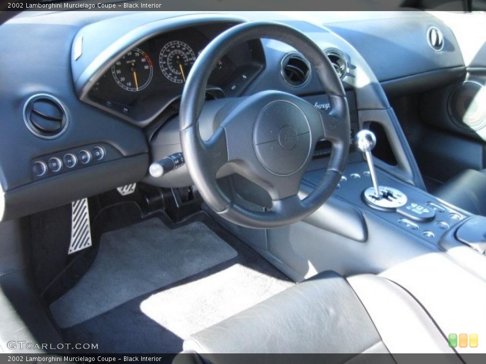 Black Interior Dashboard for the 2002 Lamborghini Murcielago Coupe #12067648