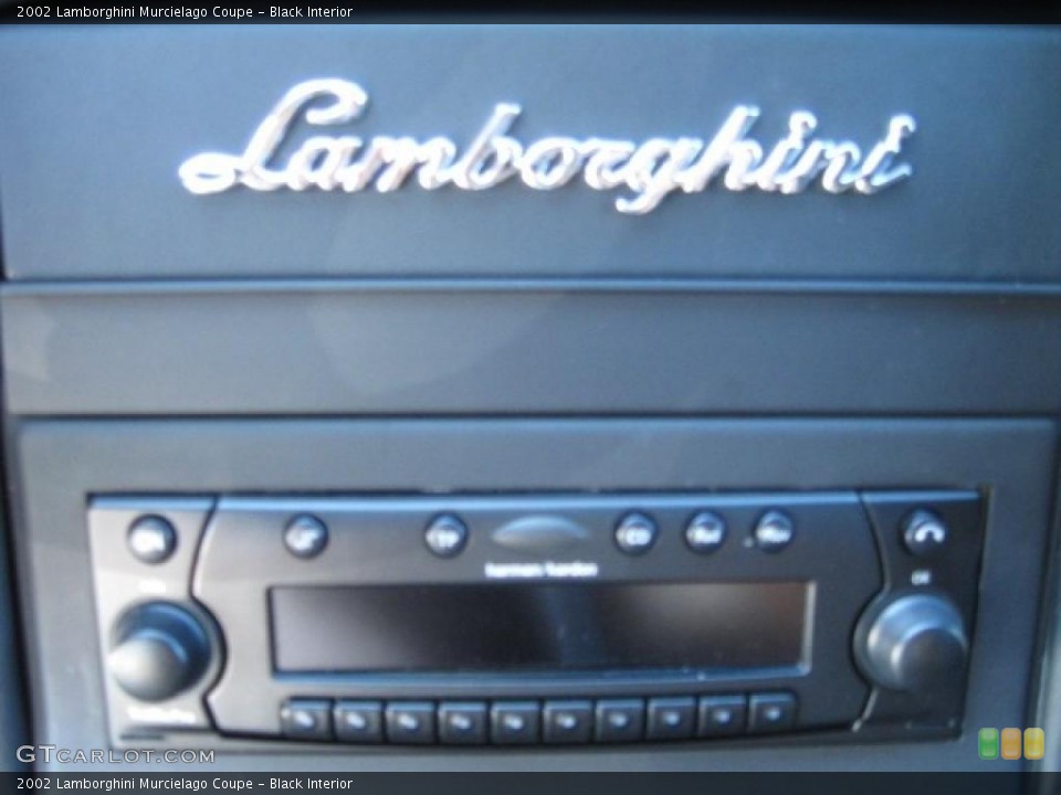 Black Interior Controls for the 2002 Lamborghini Murcielago Coupe #12067653