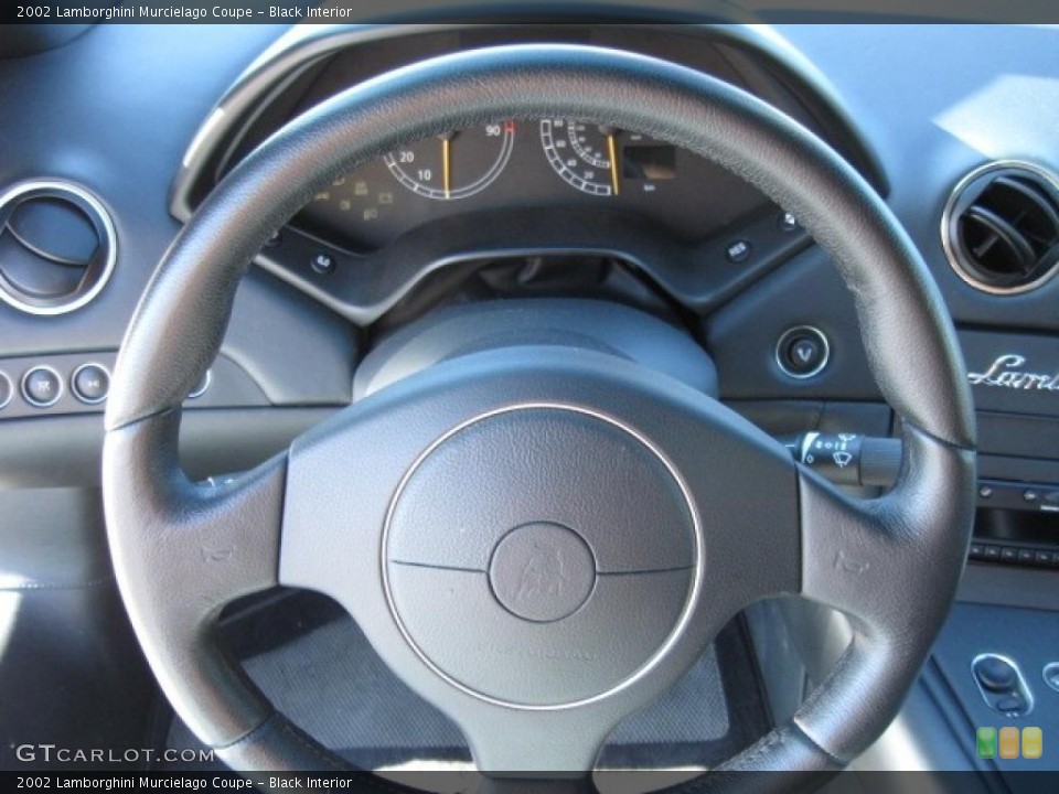 Black Interior Steering Wheel for the 2002 Lamborghini Murcielago Coupe #12067663