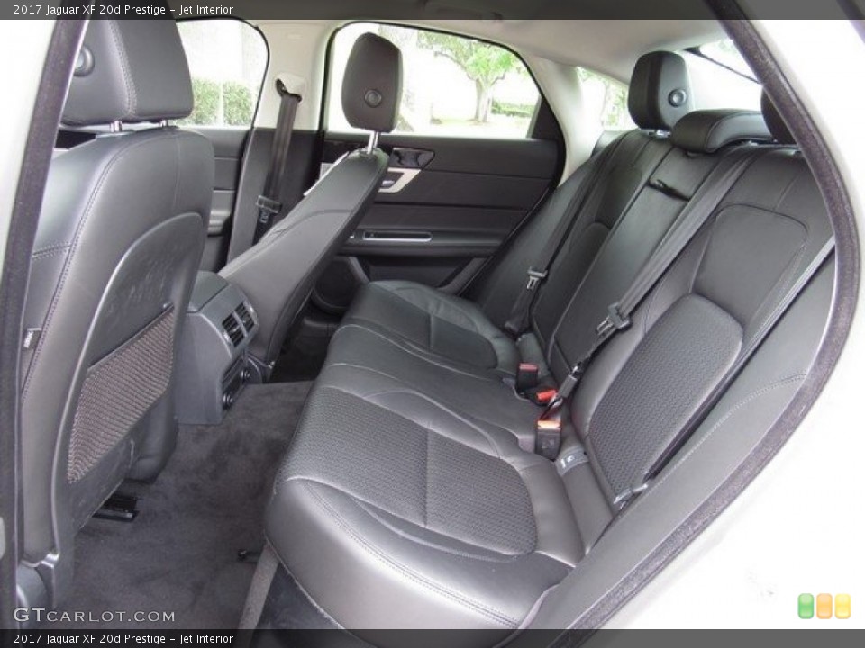 Jet Interior Rear Seat for the 2017 Jaguar XF 20d Prestige #120676982
