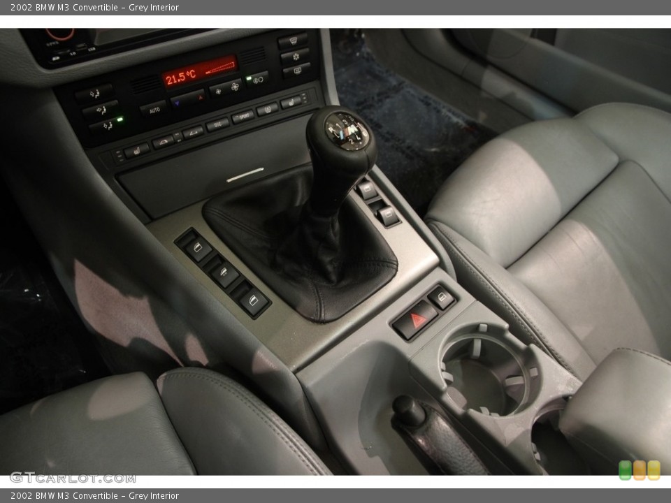 Grey Interior Transmission for the 2002 BMW M3 Convertible #120679939
