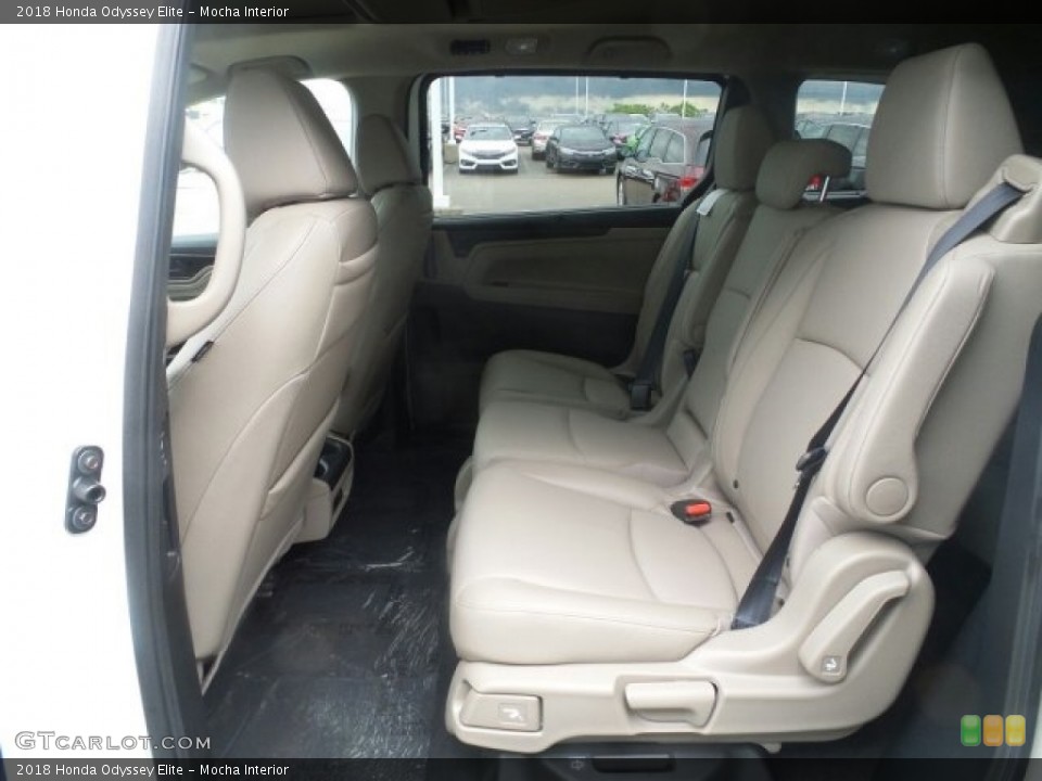Mocha Interior Rear Seat for the 2018 Honda Odyssey Elite #120681122