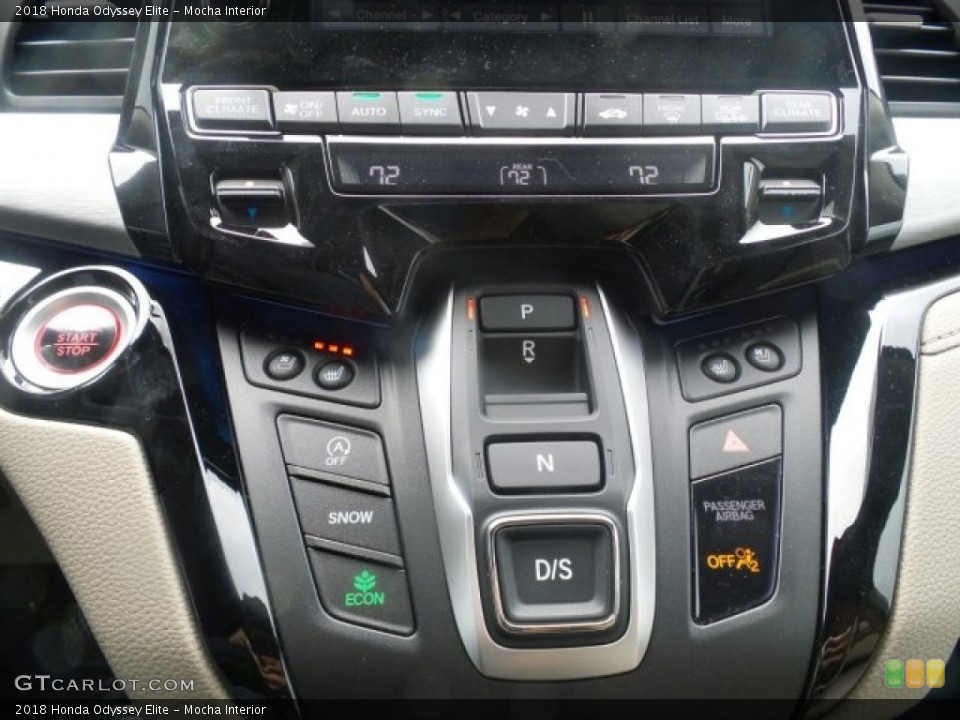 Mocha Interior Controls for the 2018 Honda Odyssey Elite #120681332
