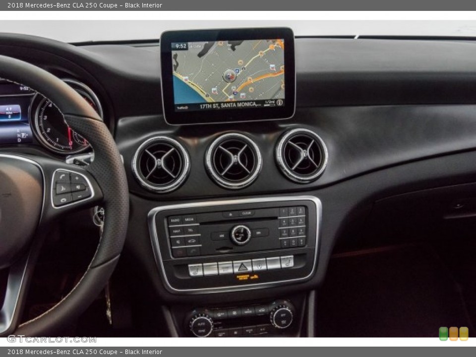 Black Interior Dashboard for the 2018 Mercedes-Benz CLA 250 Coupe #120686099