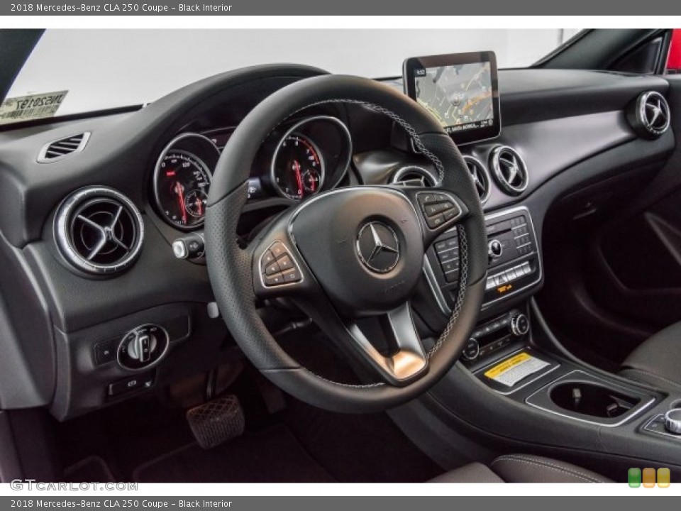 Black Interior Dashboard for the 2018 Mercedes-Benz CLA 250 Coupe #120686117