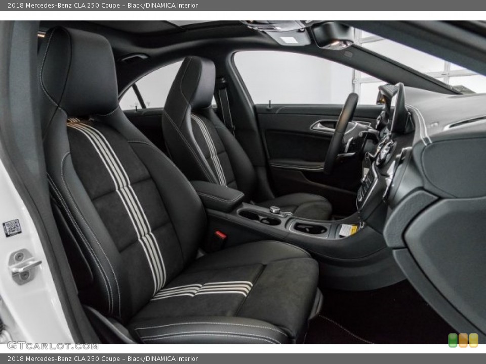 Black/DINAMICA Interior Photo for the 2018 Mercedes-Benz CLA 250 Coupe #120686537