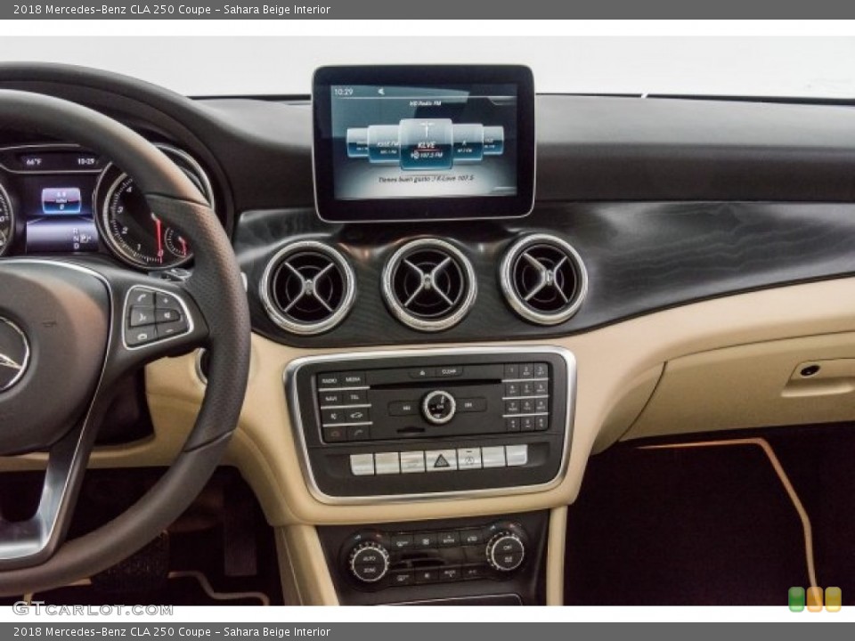 Sahara Beige Interior Dashboard for the 2018 Mercedes-Benz CLA 250 Coupe #120687131