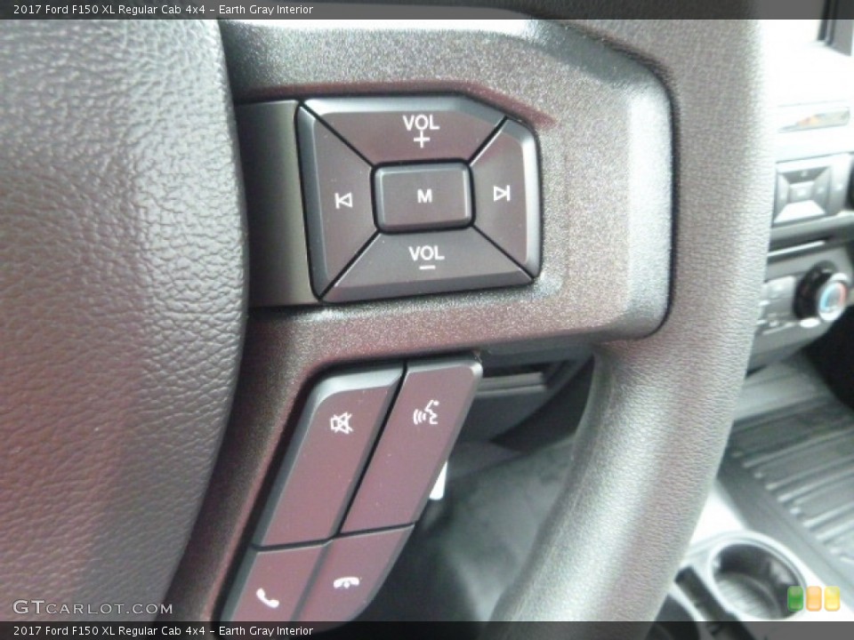 Earth Gray Interior Controls for the 2017 Ford F150 XL Regular Cab 4x4 #120692243