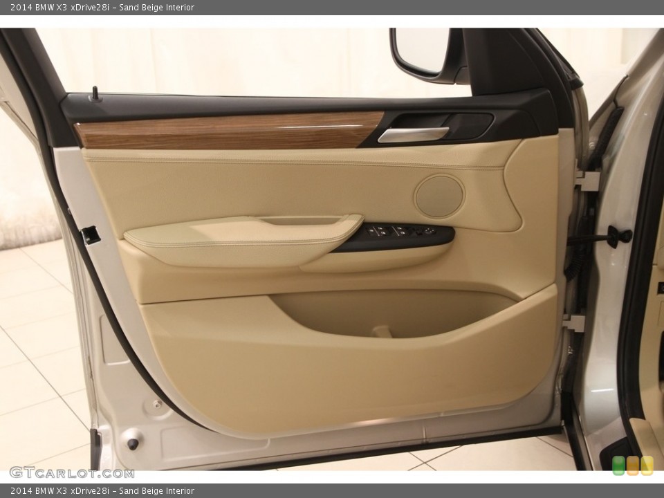 Sand Beige Interior Door Panel for the 2014 BMW X3 xDrive28i #120695762