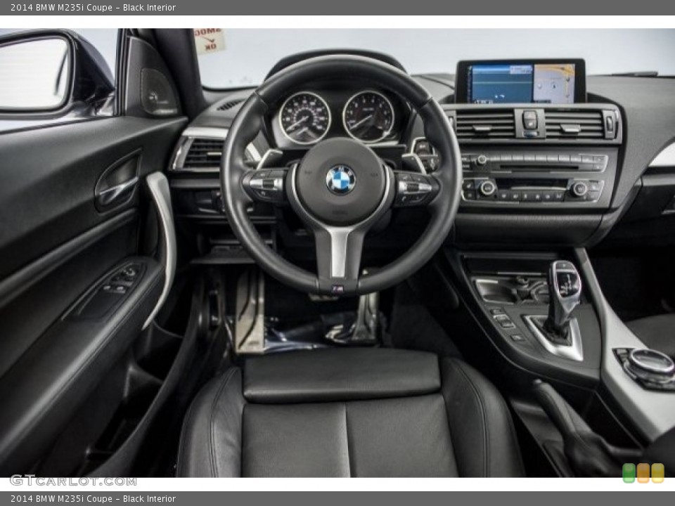 Black Interior Dashboard for the 2014 BMW M235i Coupe #120698144