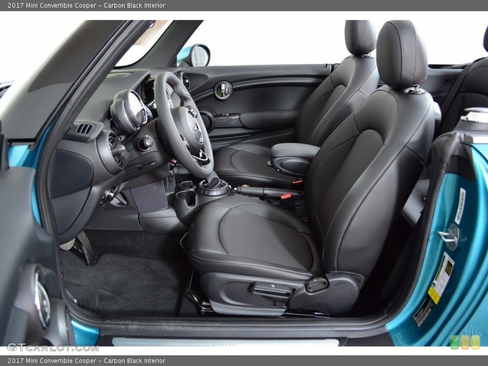 Carbon Black Interior Front Seat for the 2017 Mini Convertible Cooper #120707735
