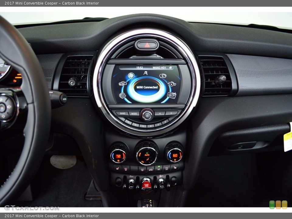 Carbon Black Interior Controls for the 2017 Mini Convertible Cooper #120707759