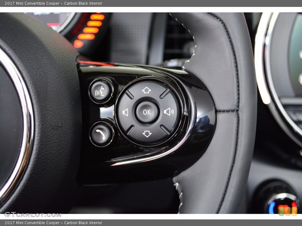 Carbon Black Interior Controls for the 2017 Mini Convertible Cooper #120707801