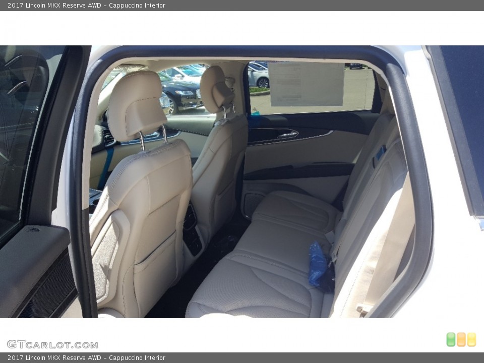 Cappuccino Interior Rear Seat for the 2017 Lincoln MKX Reserve AWD #120710240