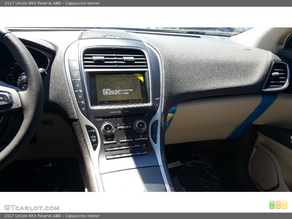 Cappuccino Interior Dashboard for the 2017 Lincoln MKX Reserve AWD #120710297