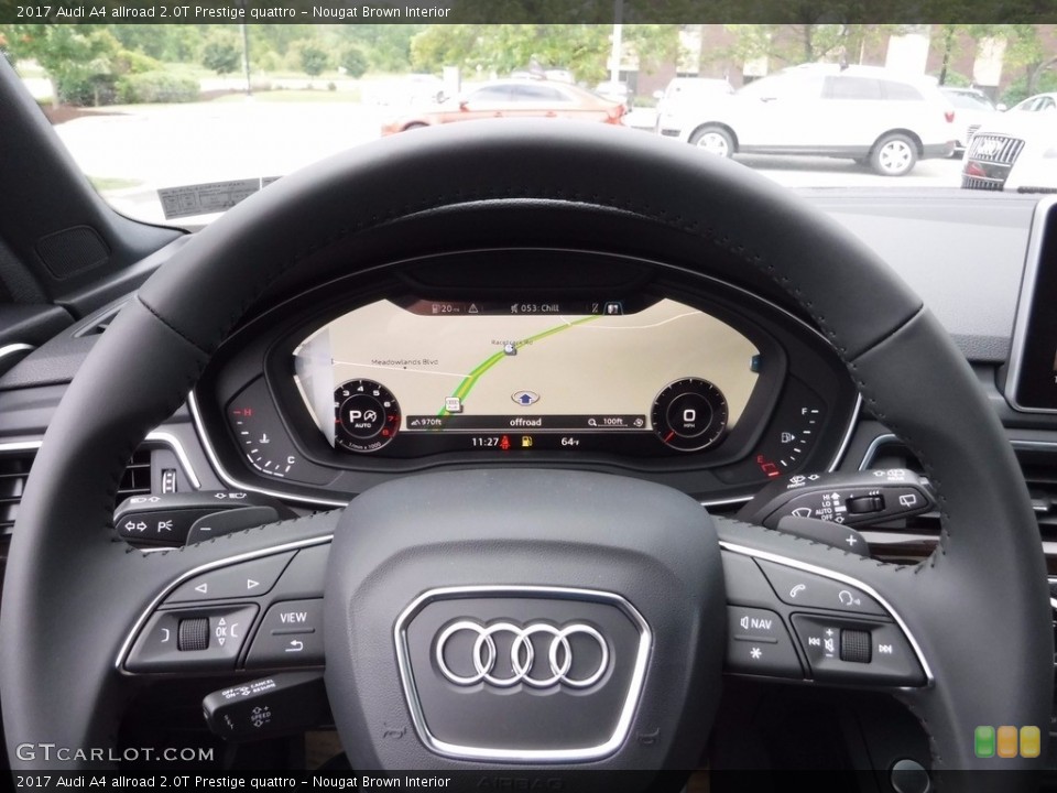 Nougat Brown Interior Steering Wheel for the 2017 Audi A4 allroad 2.0T Prestige quattro #120711044