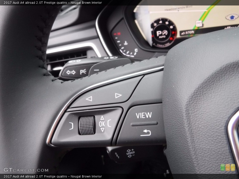 Nougat Brown Interior Controls for the 2017 Audi A4 allroad 2.0T Prestige quattro #120711089