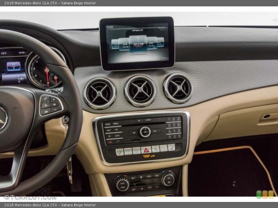 Sahara Beige Interior Controls for the 2018 Mercedes-Benz GLA 250 #120713345