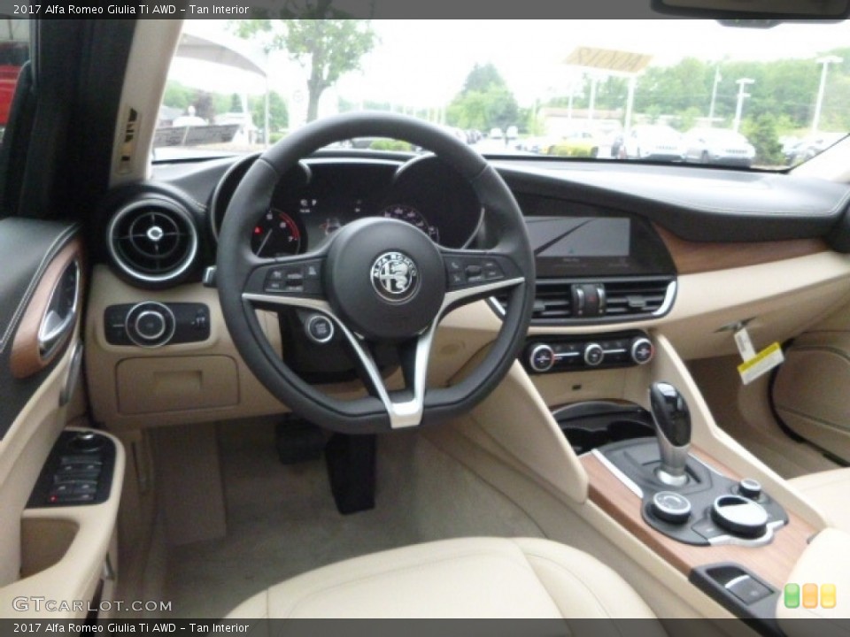 Tan 2017 Alfa Romeo Giulia Interiors