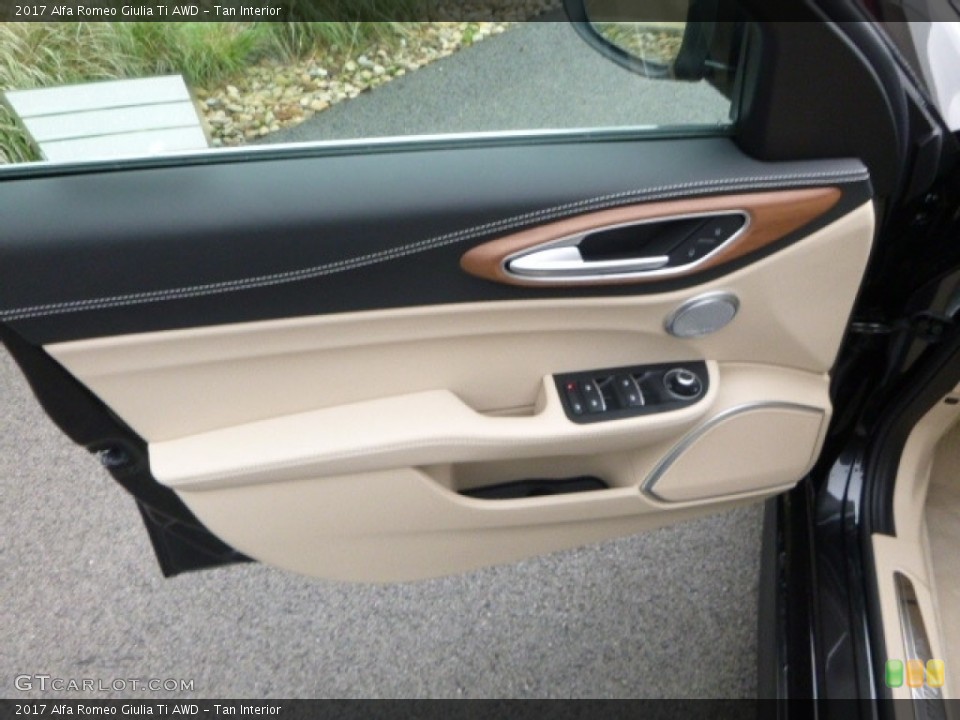 Tan Interior Door Panel for the 2017 Alfa Romeo Giulia Ti AWD #120722849