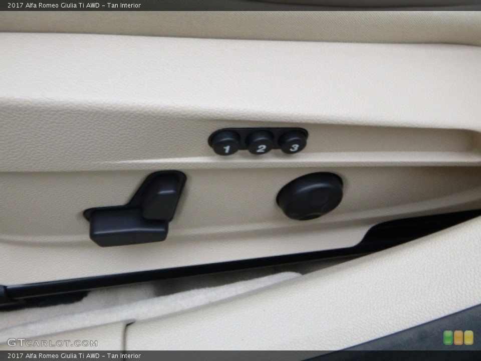 Tan Interior Controls for the 2017 Alfa Romeo Giulia Ti AWD #120722879