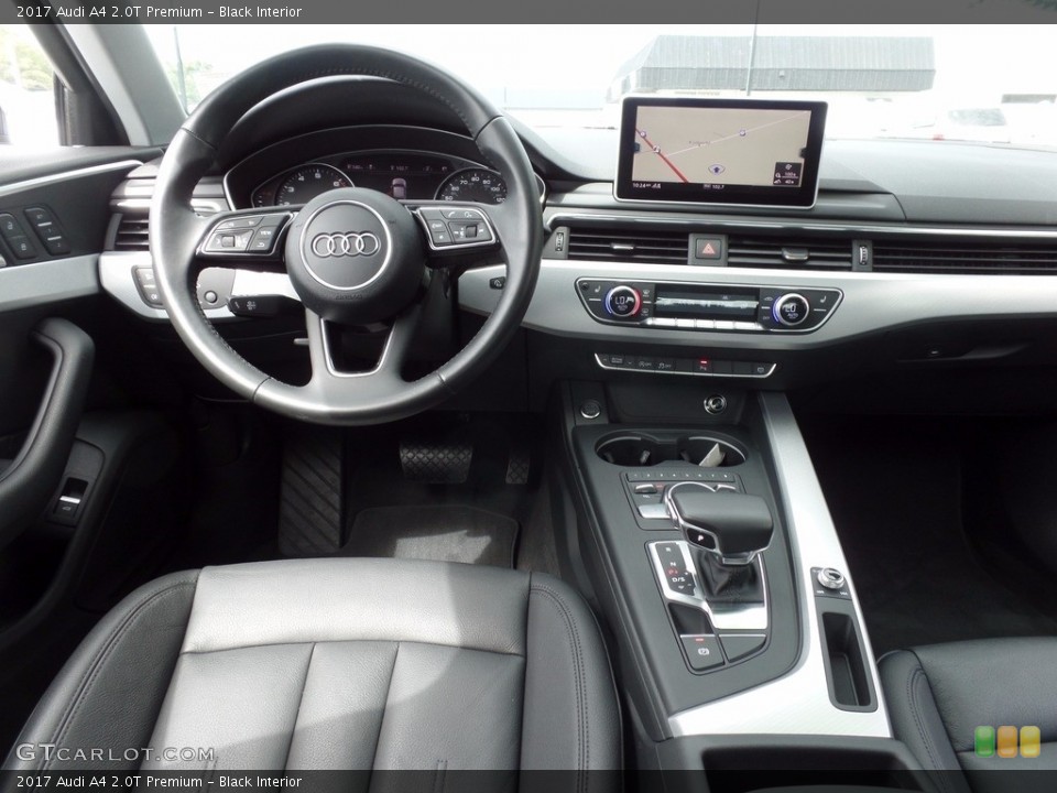 Black Interior Dashboard for the 2017 Audi A4 2.0T Premium #120739988