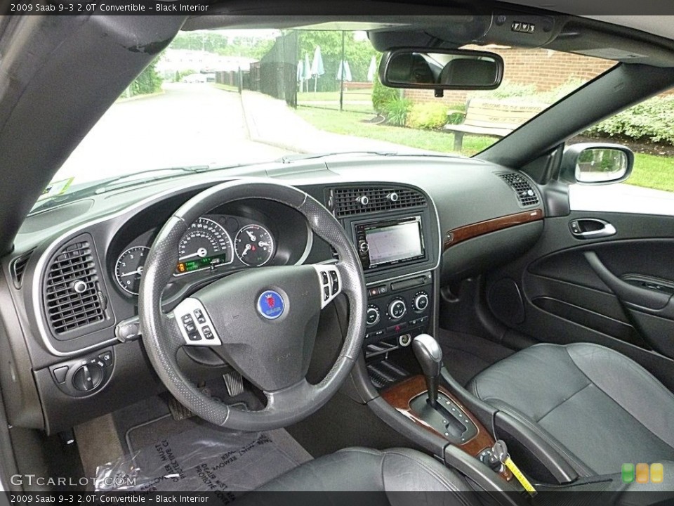 Black Interior Dashboard for the 2009 Saab 9-3 2.0T Convertible #120743936