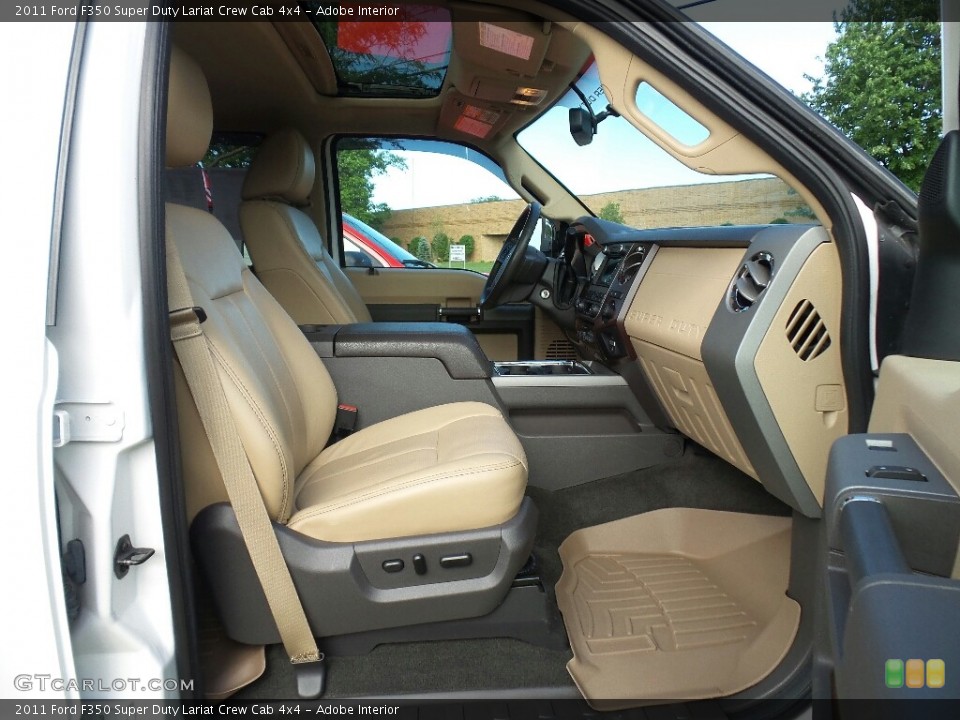 Adobe Interior Photo for the 2011 Ford F350 Super Duty Lariat Crew Cab 4x4 #120752563