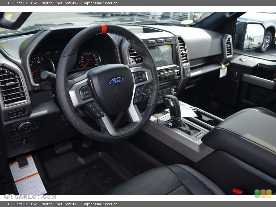 Raptor Black Interior Dashboard for the 2017 Ford F150 SVT Raptor SuperCrew 4x4 #120755521