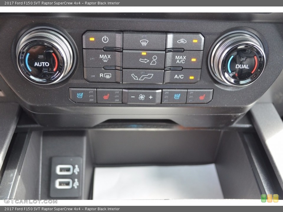 Raptor Black Interior Controls for the 2017 Ford F150 SVT Raptor SuperCrew 4x4 #120755770