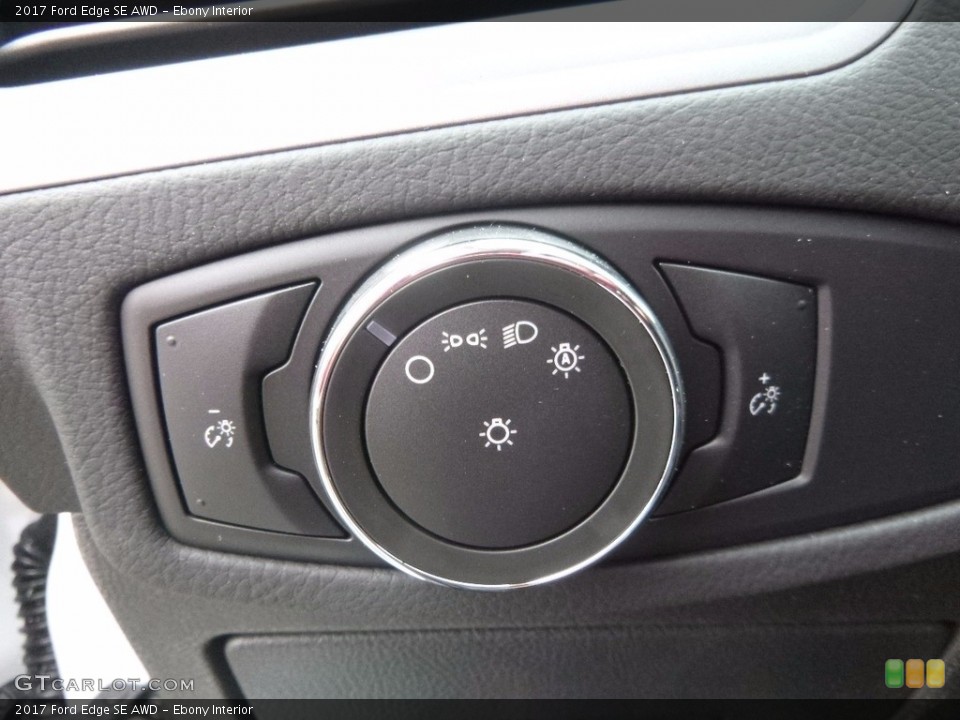 Ebony Interior Controls for the 2017 Ford Edge SE AWD #120759019