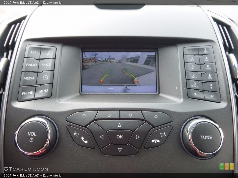 Ebony Interior Controls for the 2017 Ford Edge SE AWD #120759076