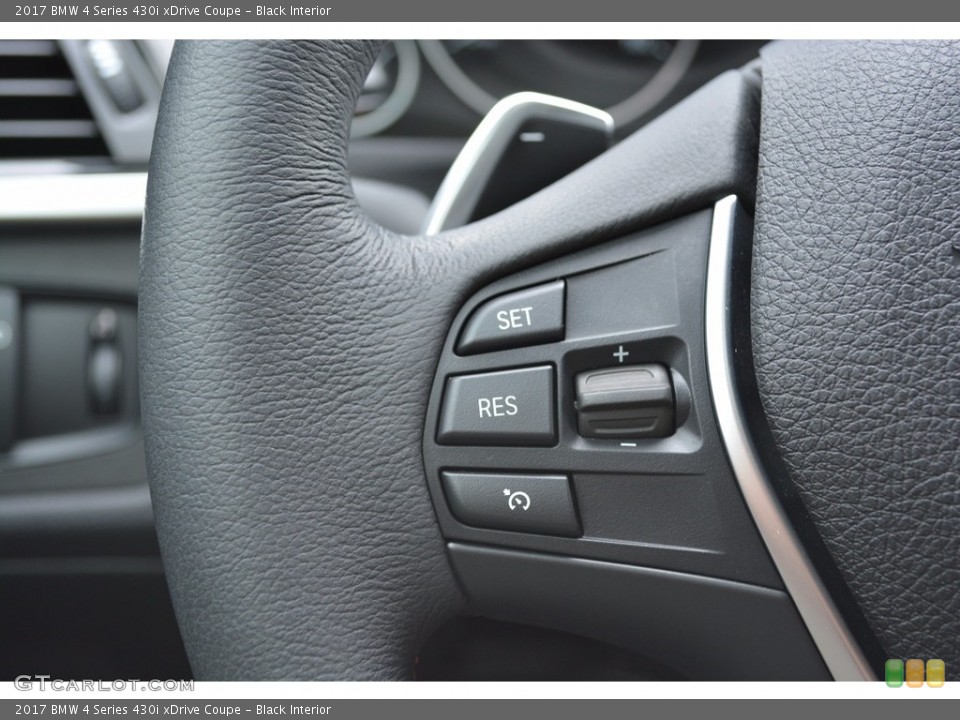 Black Interior Controls for the 2017 BMW 4 Series 430i xDrive Coupe #120759388