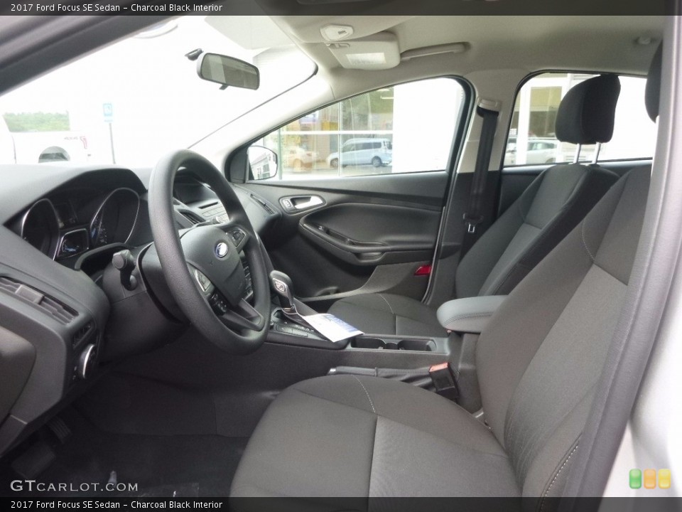 Charcoal Black Interior Front Seat for the 2017 Ford Focus SE Sedan #120759424