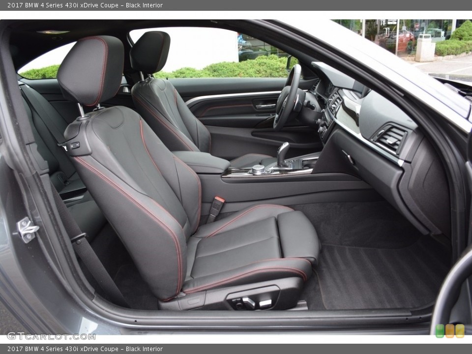 Black Interior Front Seat for the 2017 BMW 4 Series 430i xDrive Coupe #120759607