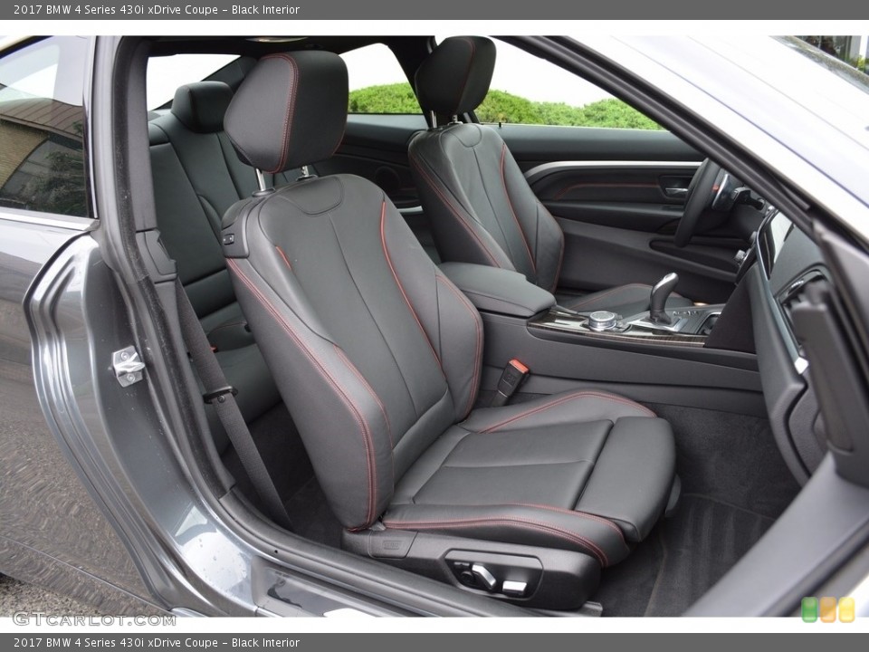 Black Interior Front Seat for the 2017 BMW 4 Series 430i xDrive Coupe #120759640
