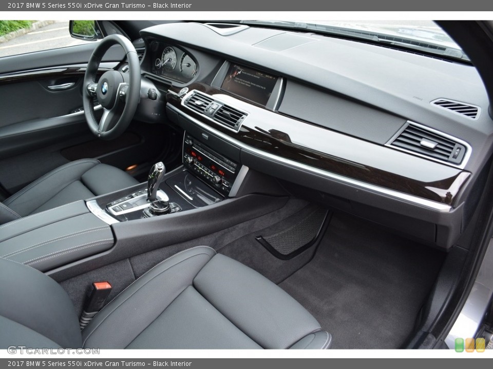Black Interior Dashboard for the 2017 BMW 5 Series 550i xDrive Gran Turismo #120760519