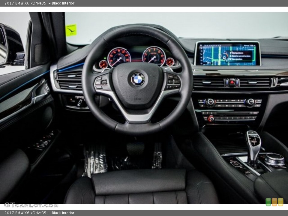 Black Interior Dashboard for the 2017 BMW X6 xDrive35i #120765535