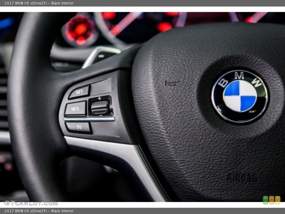 Black Interior Controls for the 2017 BMW X6 xDrive35i #120765778