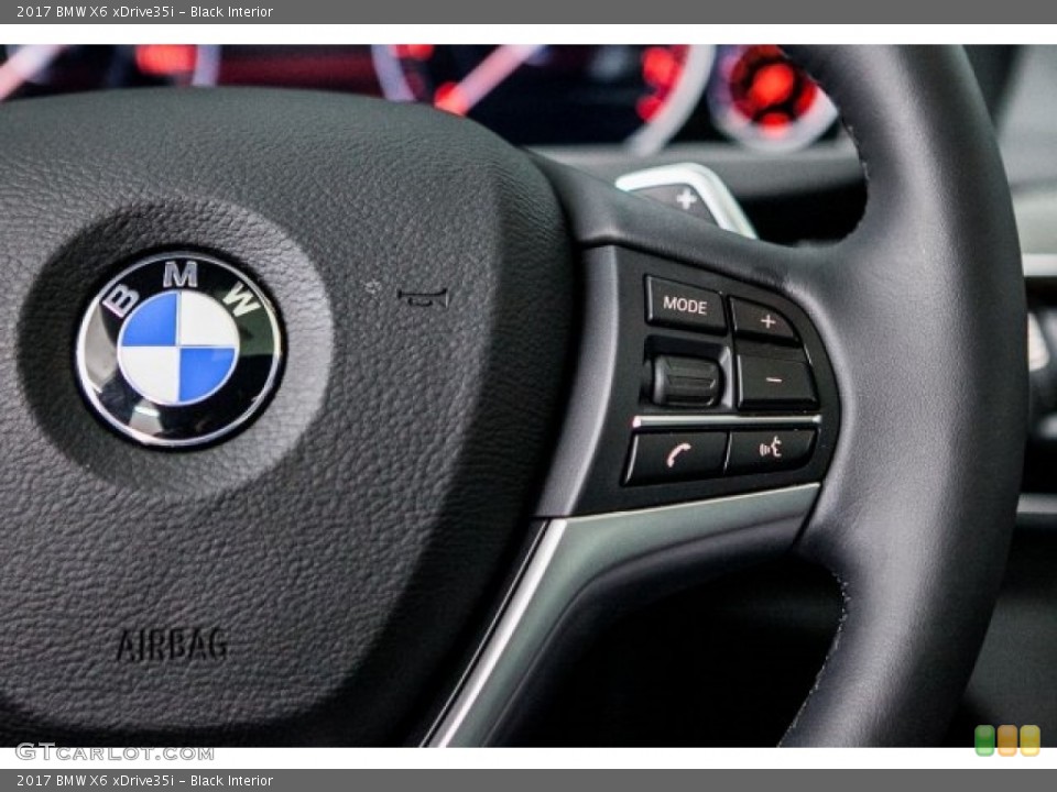 Black Interior Controls for the 2017 BMW X6 xDrive35i #120765796