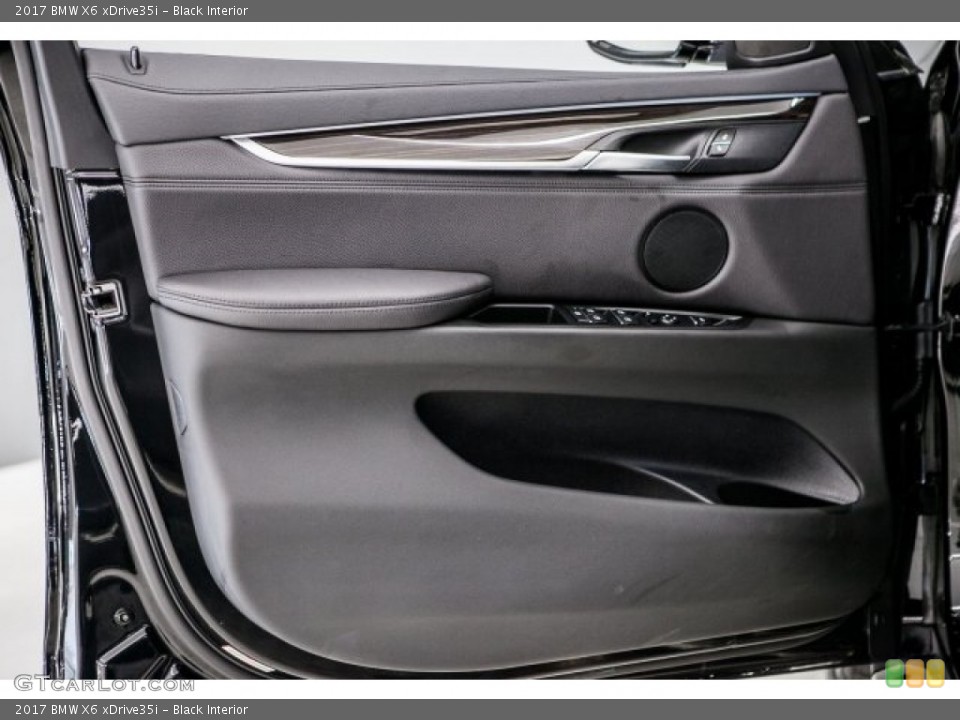 Black Interior Door Panel for the 2017 BMW X6 xDrive35i #120765889