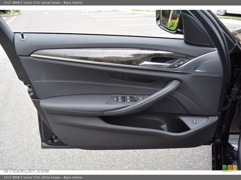 Black Interior Door Panel for the 2017 BMW 5 Series 530i xDrive Sedan #120770395