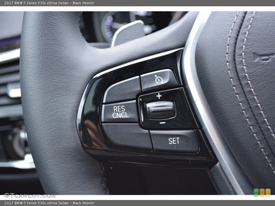 Black Interior Controls for the 2017 BMW 5 Series 530i xDrive Sedan #120770509